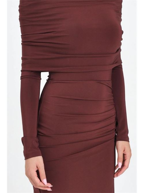 Midi dress bourdeaux Max Mara Studio Max Mara | 2526626051600.002